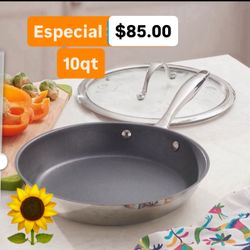 Especial Sarten De 10” Antiaderente Cosina Huevos Espagueti Carnes Variedad De Comidas $85.00 Especial Princess House Ventas Finales 