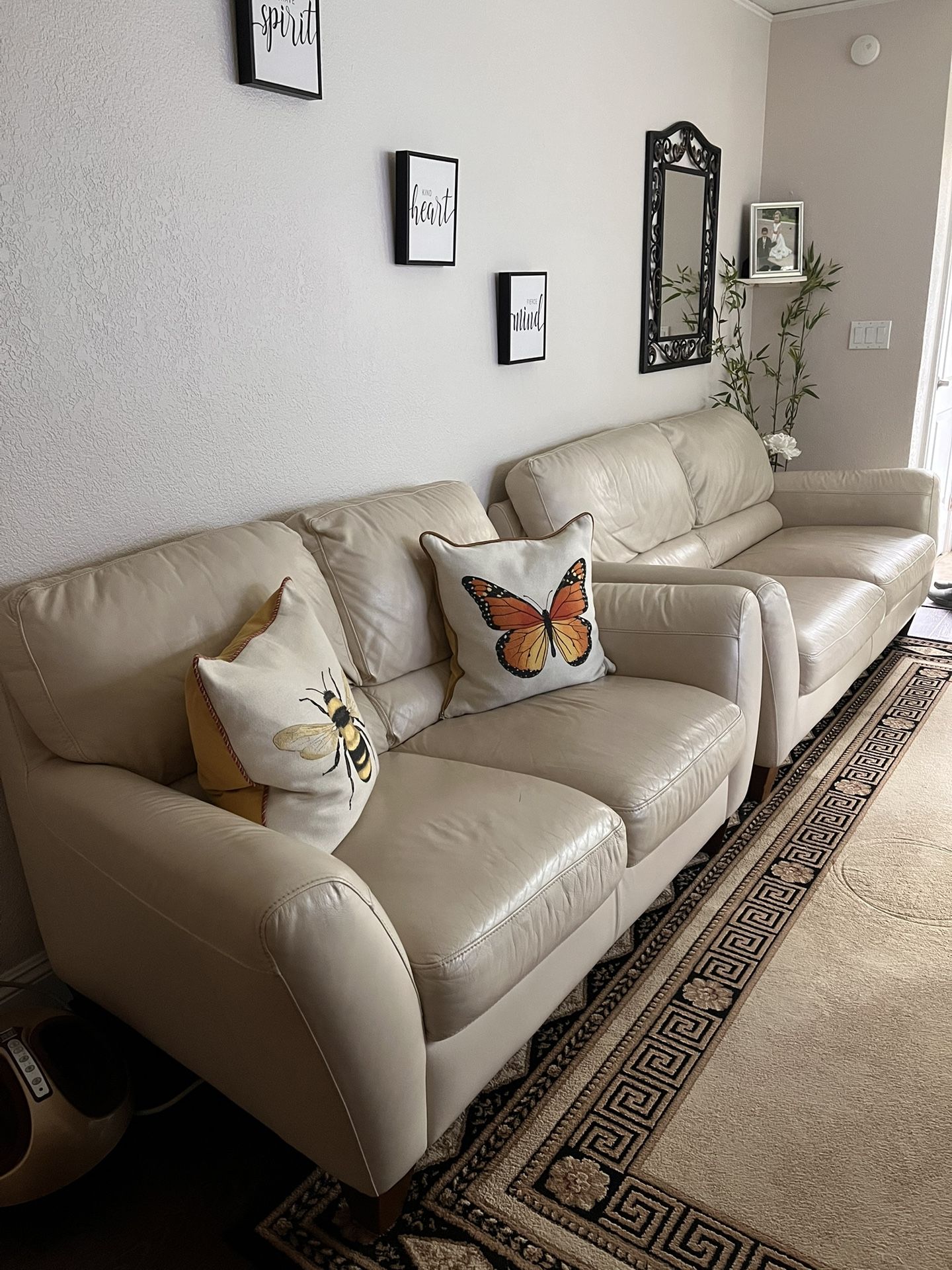 Set Of Leather Couches