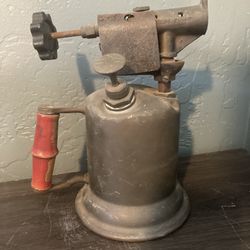 Vintage “TURNER BRASS WORKS” Blow Torch. Pre Owned. Lots Of Patina. Made In U.S.