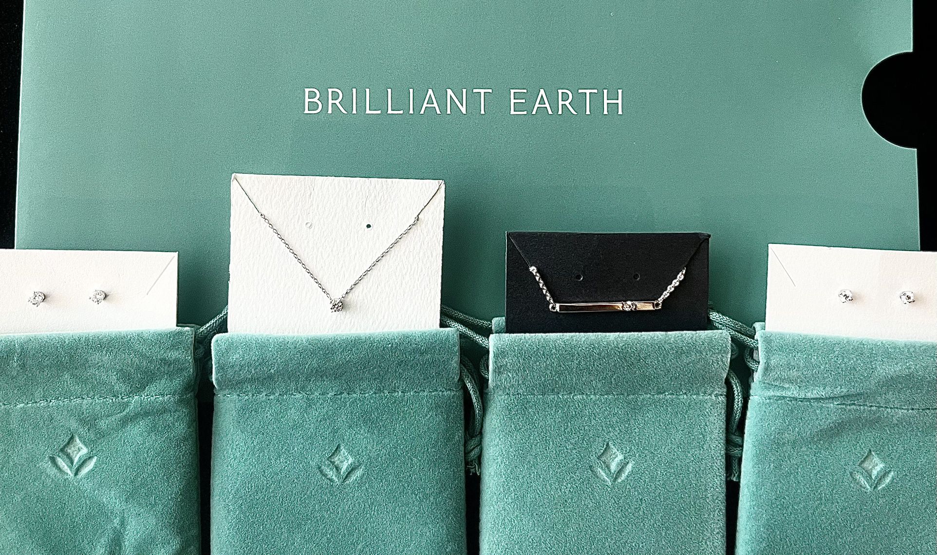 NEW Brilliant Earth Diamond Earrings and Diamond Necklaces