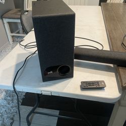 Polk Subwoofer and Soundbar