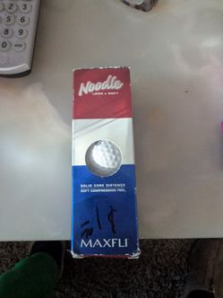 Noodle golf balls