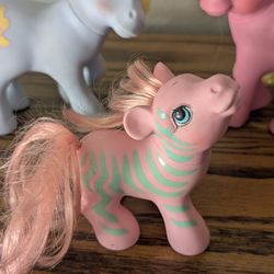 G1 My Little Pony ZIG ZAG the Zebra 1987 Pony Friends Vintage Hasbro