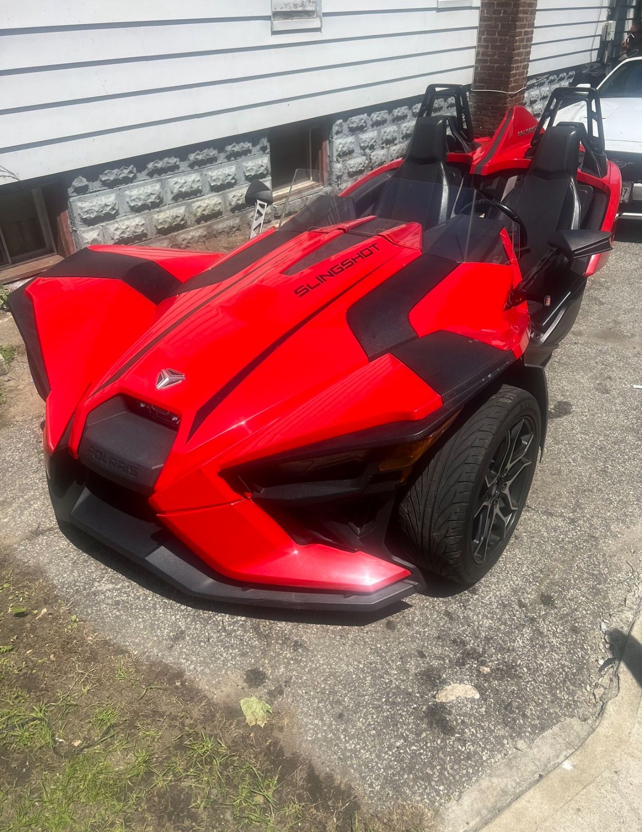 polaris sling shot 3 wheel ride