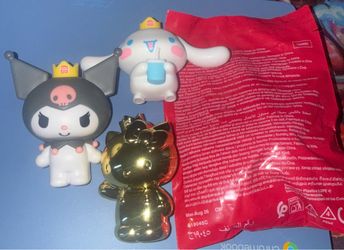 Burger King Sanrio Hello Kitty Toy Figures Set of 3