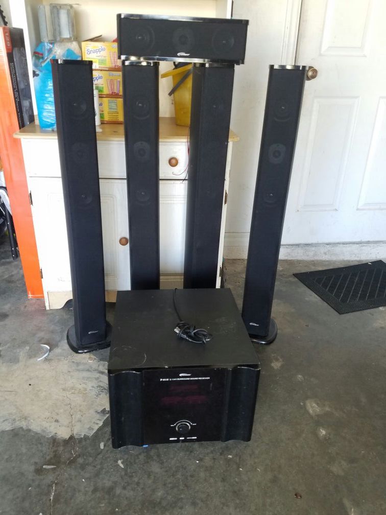 Paramax P-612 surround system.