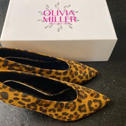 Sexy Olivia Miller Leopard Heels Brand New