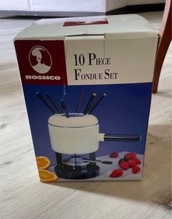 Roshco Vintage 70’s 10 Piece Fondue Set  Starsky & Hutch Edition Complete NIOB