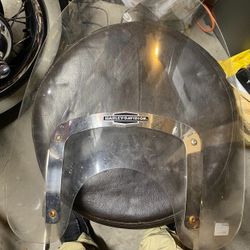 Harley Davidson Dyna Softail Extended Windshield Wind Screen Shield