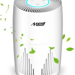 HEPA Air Purifiers for Home - HEPA Filter, Cleaner Odor Eliminators for Living Room, Kitchen, Bedroom, Removing 99.97% Wildfire Smoke, Pet Dander, Dus