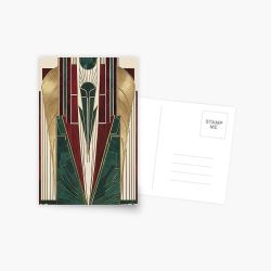 70s Art Deco Style Greeting Cards 