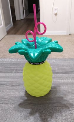 Victoria's Secret PINK Pineapple Tumbler Cu