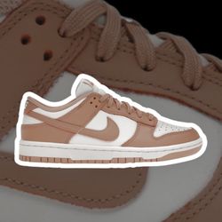 Nike Dunk Low “Rose Whisper” Sizes (6.5W/5M)(12W/10.5M). DS(New). Factory Laced. 
