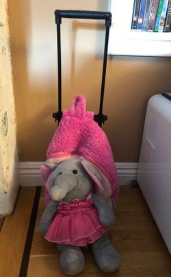 Elephant backpack on wheels