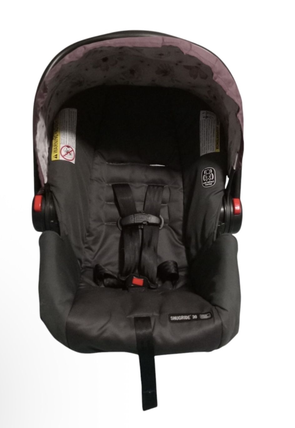 Purple Graco Snuguride Infant Car seat 