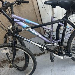 Pair Of Mountain Bikes schwinn And MTSHASTA