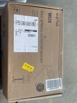 Suptek MD8 Single Monitor Desk Mount Arm – Gas Spring / Full Motion