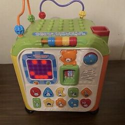 VTech Ultimate Alphabet Activity Cube, Kids Toys Learning Sound Play LED Screen