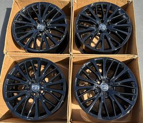 18” Toyota Camry Factory Wheels Rims Gloss Black New