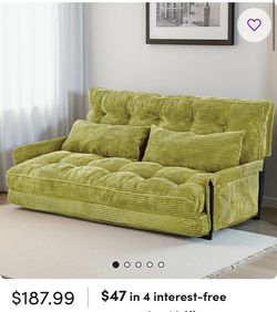 Floor Sofa Bed Matcha/Avocado Green
