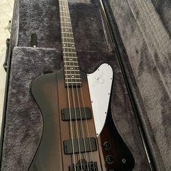 Clean Vintage Epiphone Electric Bass Guitar