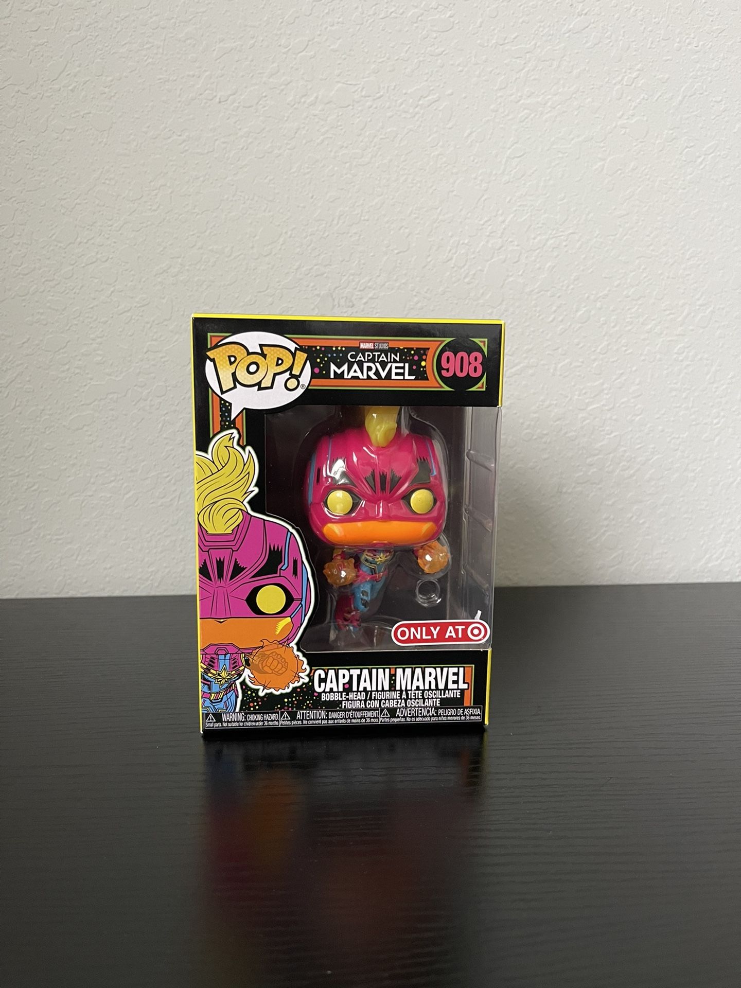 Funko Pop! Black Light Captain Marvel 