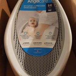 Angelcare Baby Bath Support (Gray) | Ideal for Babies Less Than 6 Months Old