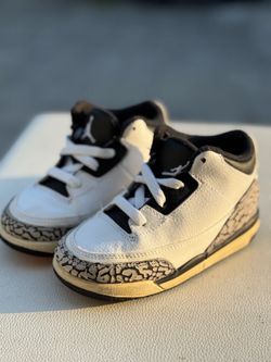 Baby Nike Air Jordans 3 Size 8c Used lightly and washed