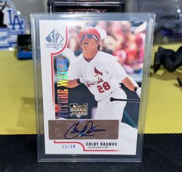 SP Authentic Colby Rasmus Auto Card