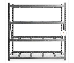 Gladiator
4-Tier Industrial Duty Welded Steel Garage Storage Shelving Unit in Hammered Granite (90 in. W x 90 in. H x 24 in. D)