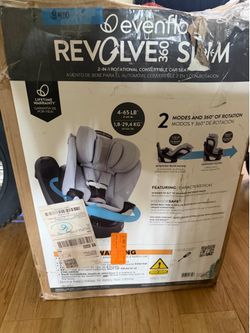 Evenflo Gold Revolve360 Slim 2-in-1 Rotational Convertible Car Seat