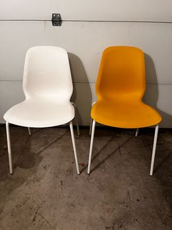 2 IKEA Chairs, stackable