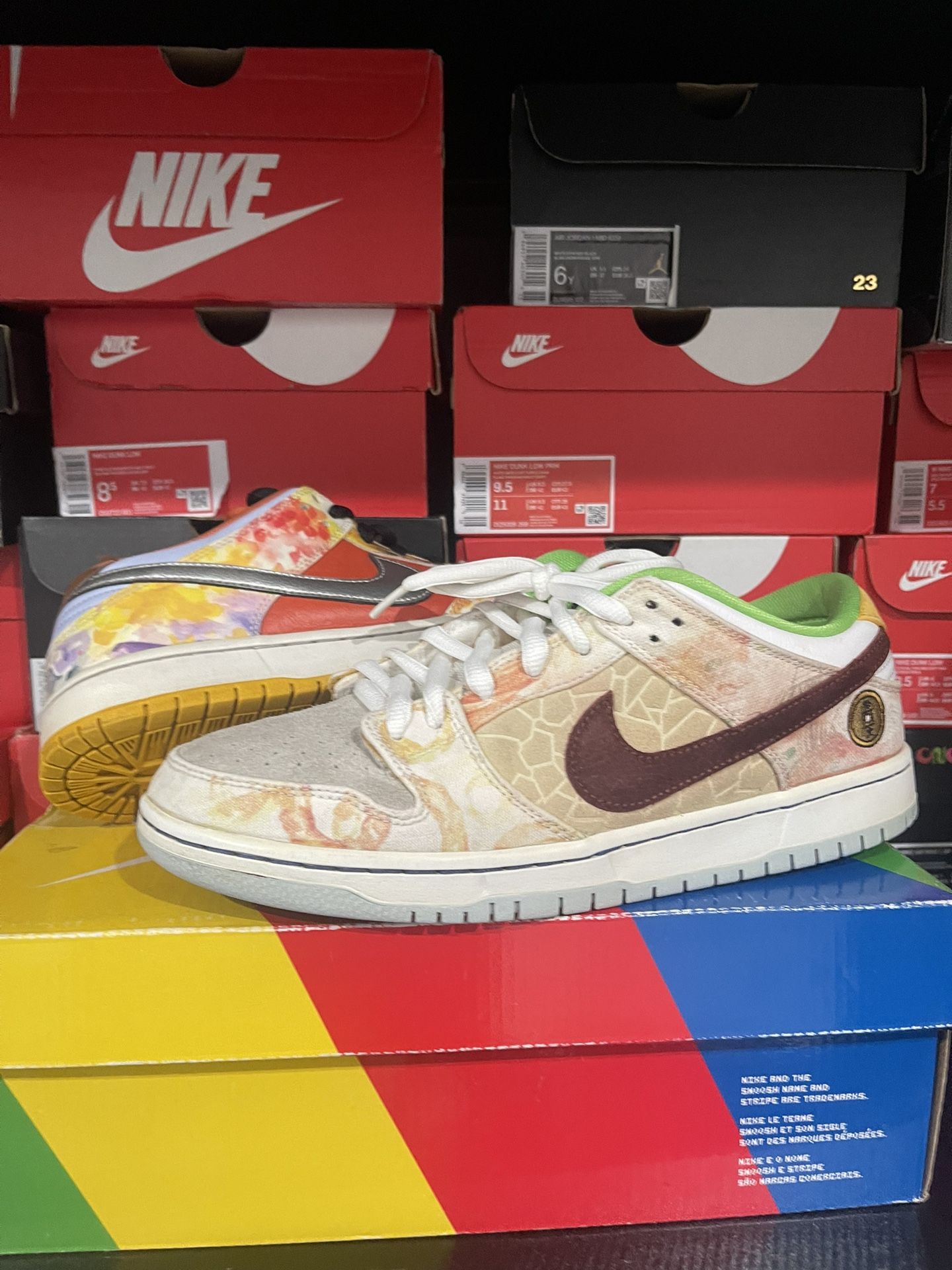 Nike Sb Dunk Low Street Hawker Size 10M