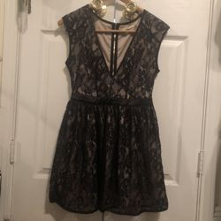 Black Lace Party Dress