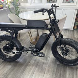 New Super73 EBike electric bicycle custom build bike 2500w dual 52v Samsung super 73 S2 R RX v3 ZX  Adventure