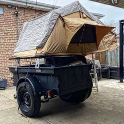 M100 Military Tent  Trailer 