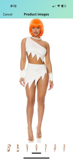 Flinestones Halloween Costume Wilma Size S/M