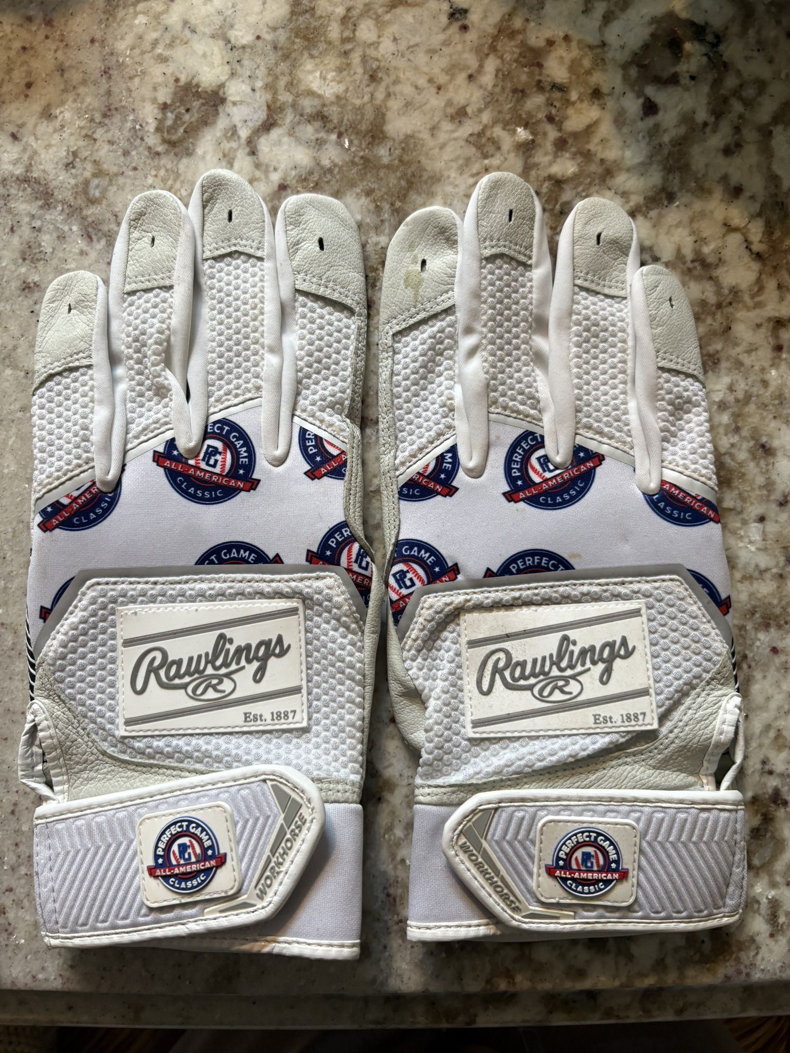 Rawlings Perfect Game All American Game Issued Batting Gloves