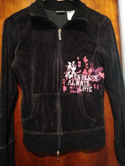 women's No Boundaries suede jacket