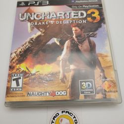 Uncharted 3: Drake's Deception Sony PlayStation 3 PS3 - Complete with Manual CIB