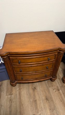 Wood nightstands