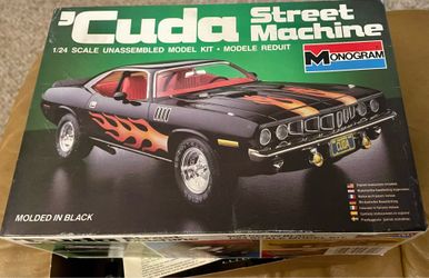 Monogram Plymouth Cuda Street machine