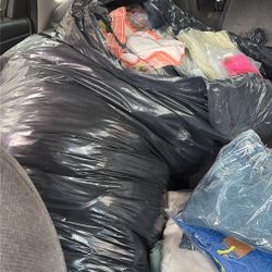 Big Black Bag Full Of Brand New Clothes Girls / Men 