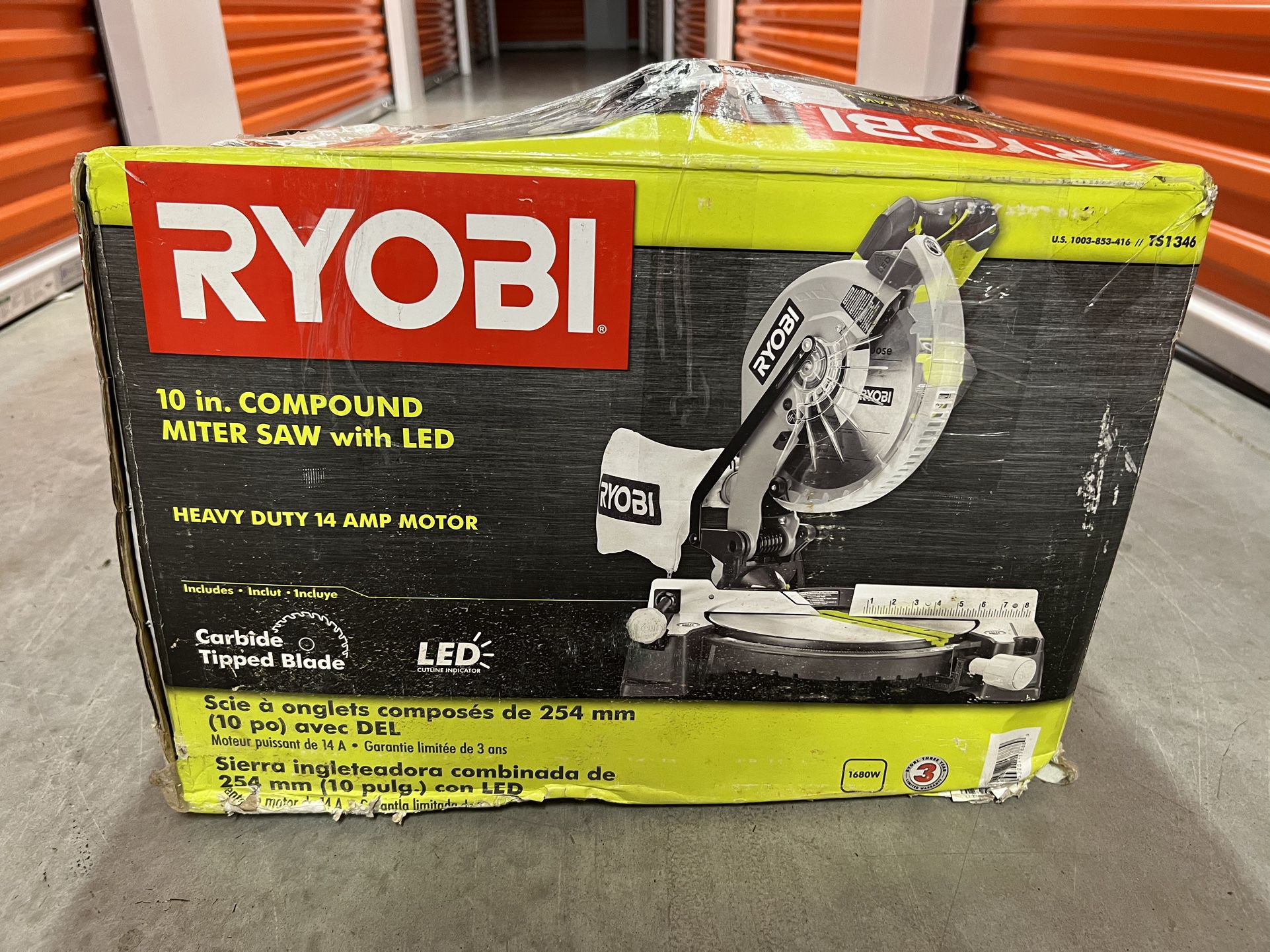 14 Amp Corded 10 in. Compound Miter Saw with LED Cutline Indicator for Sale  in Houston, TX OfferUp