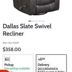 Gently used recliner in pet free home