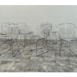 AFTER BERTOIA WIRE CHAIRS 