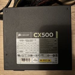 CORSAIR CX Series CX500 500W 80 PLUS BRONZE Active PFC ATX12V & EPS12V Power Supply