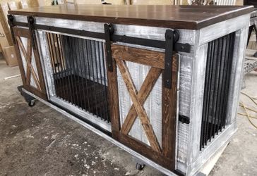 Sliding door Dog crate dog kennel