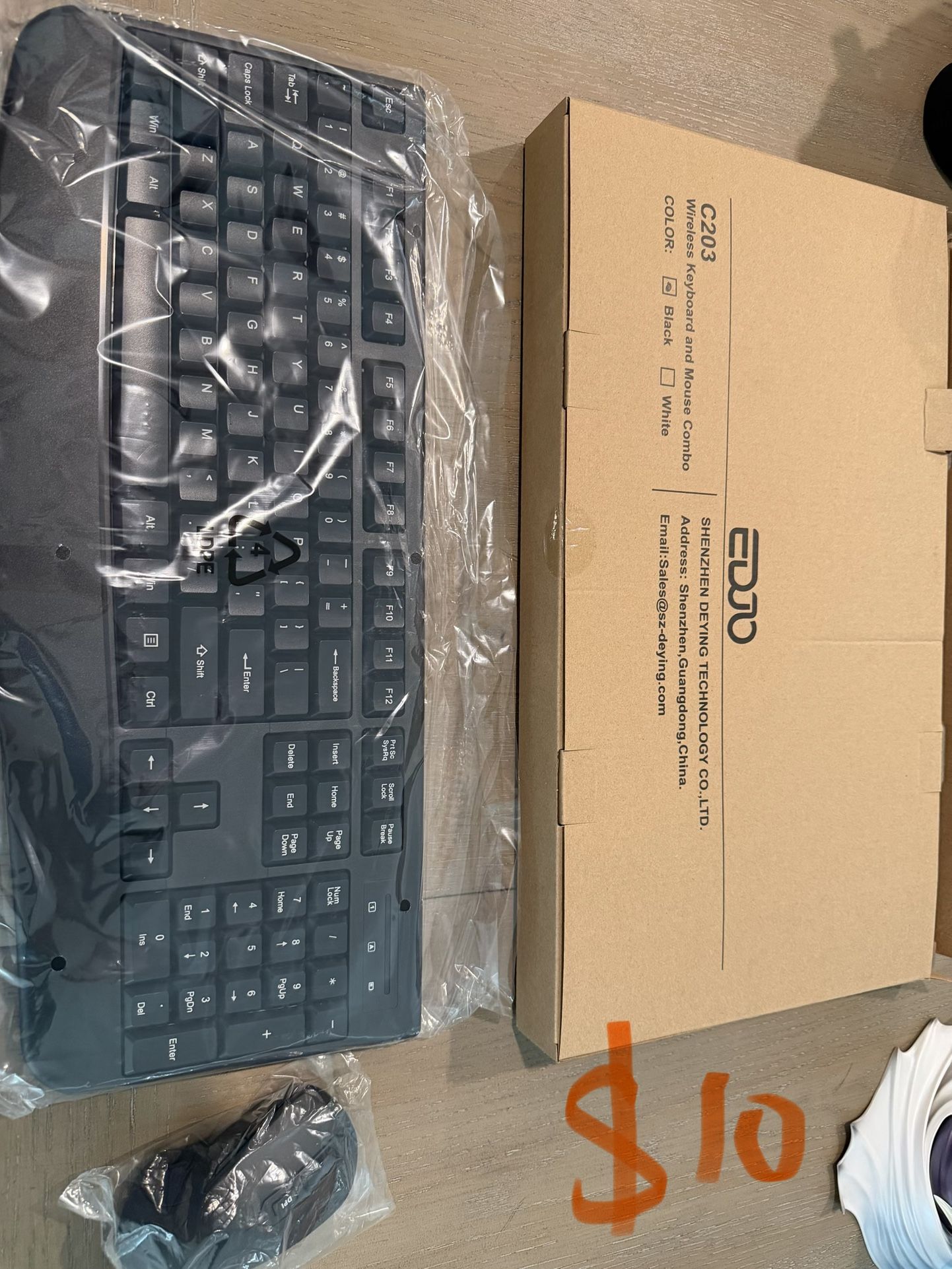Wireless Keyboard & Mouse Combo