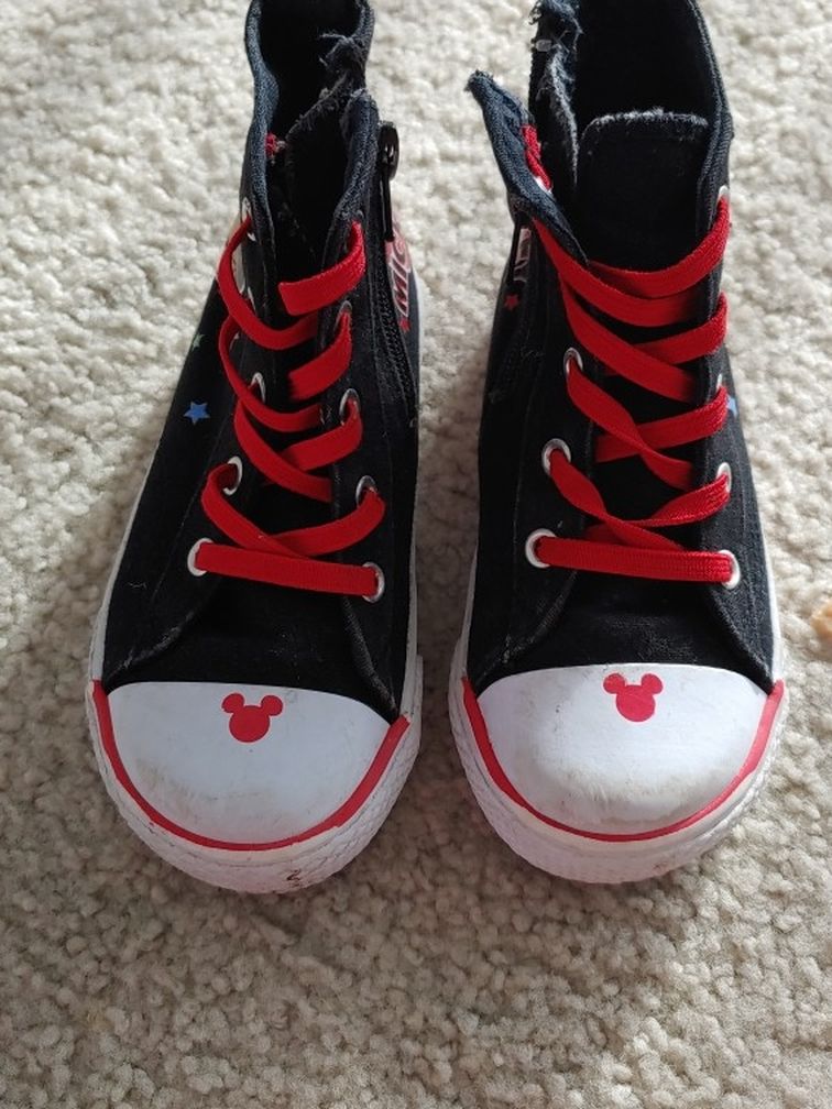 Disney Mickey Mouse Canvas Shoe Size Toddler 10